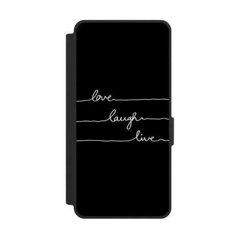 Samsung Galaxy S26 Ultra NIVOflip Love Laugh Live blanc/noir