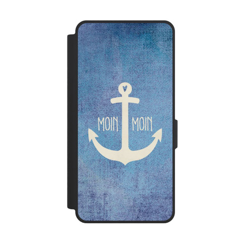 Samsung Galaxy S26 Ultra NIVOflip Moin Moin Anker Blau