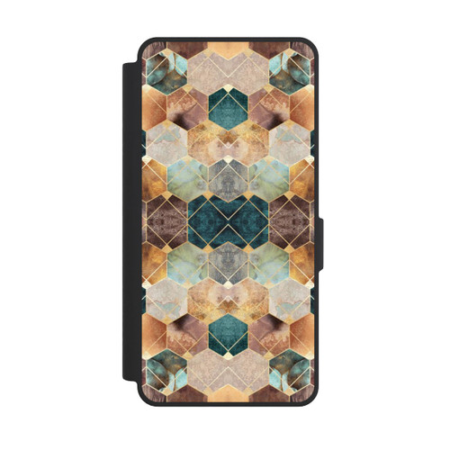 Samsung Galaxy S26 Ultra NIVOflip Hexagones et diamants naturels