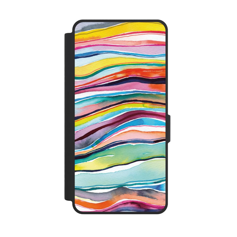 Galaxy S26 Ultra NIVOflip Couches d'agate aquarelle
