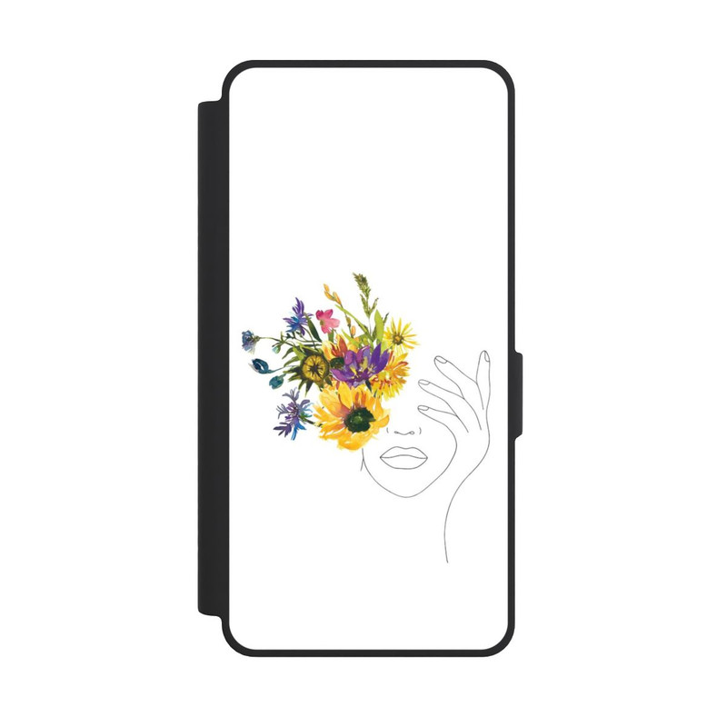 Galaxy S26 Ultra NIVOflip Line Art Tournesols femme