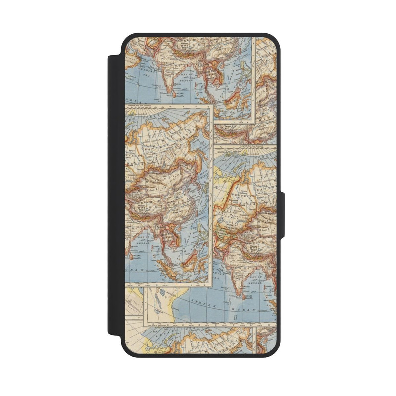 Galaxy S26 Ultra NIVOflip World Map Vintage