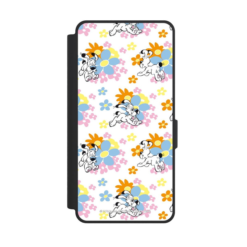 Galaxy S26 Ultra NIVOflip Idéfix sur fleurs colorées