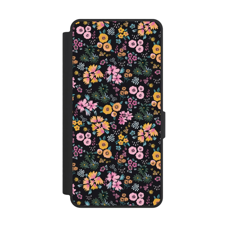 Galaxy S26 Ultra NIVOflip Petites Fleurs colorées Noir 2