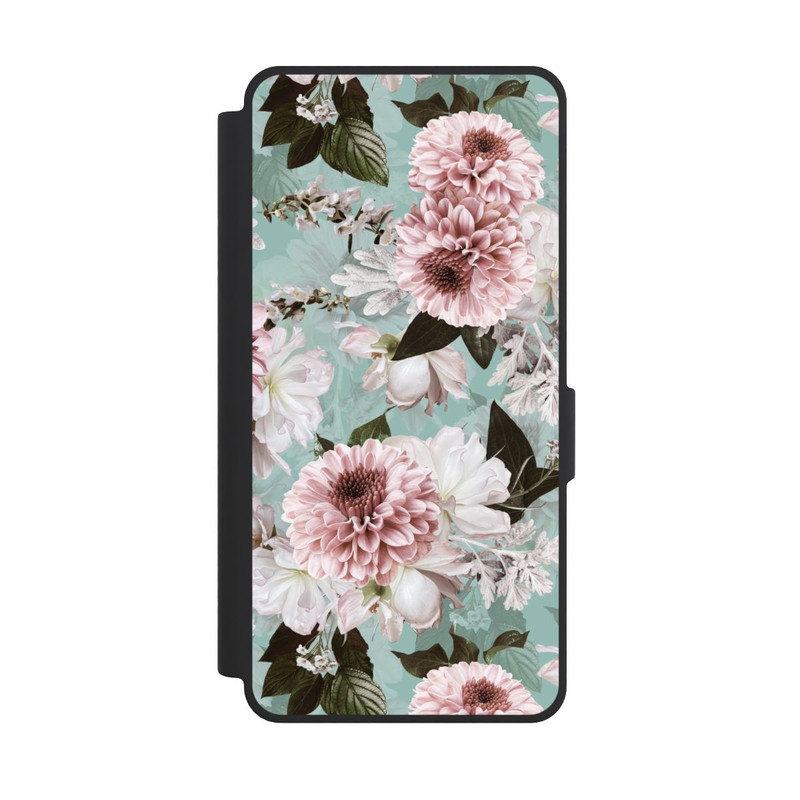 Galaxy S26 Ultra NIVOflip Fond des Fleurs Bleus Baroques