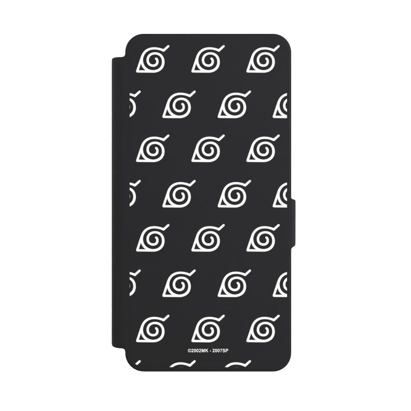 Galaxy S26 Ultra NIVOflip white Konoha-Pattern Transparent