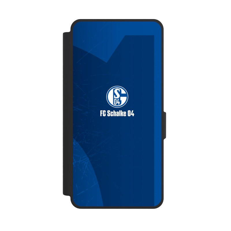 Galaxy S26 Ultra NIVOflip Schalke 04 Blauer Hintergrund Mit Logo