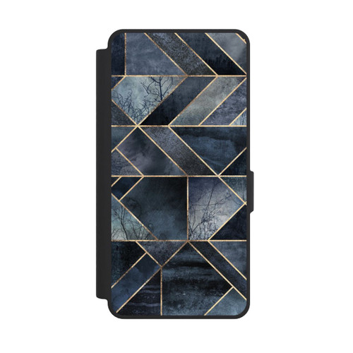 Samsung Galaxy S26 Ultra NIVOflip Nature Abstraite Bleu Foncé