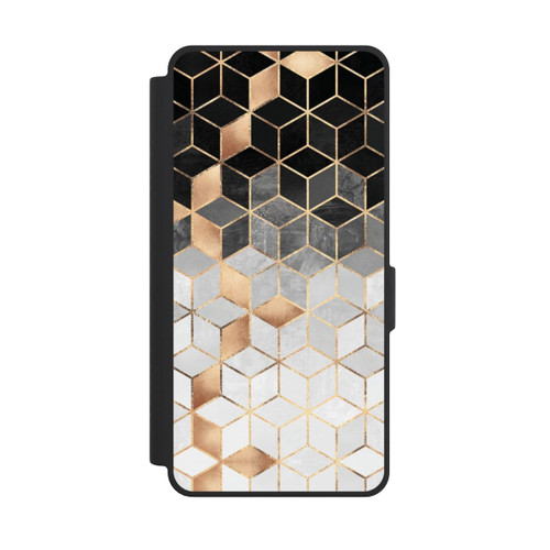 Samsung Galaxy S26 Ultra NIVOflip Cubes Sombres &amp; Dorés