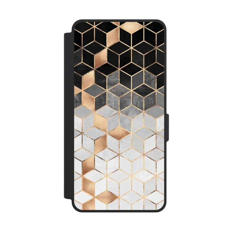 Galaxy S26 Ultra NIVOflip Würfel dunkel und gold
