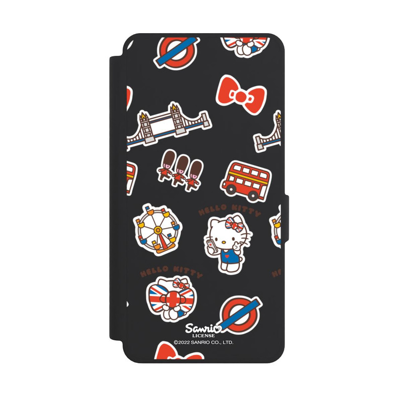 Galaxy S26 Ultra NIVOflip Hello Kitty Badges de Londres transparents