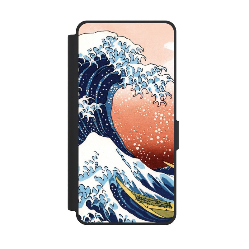Galaxy S26 Ultra NIVOflip La Grande Vague de Kanagawa Rouge