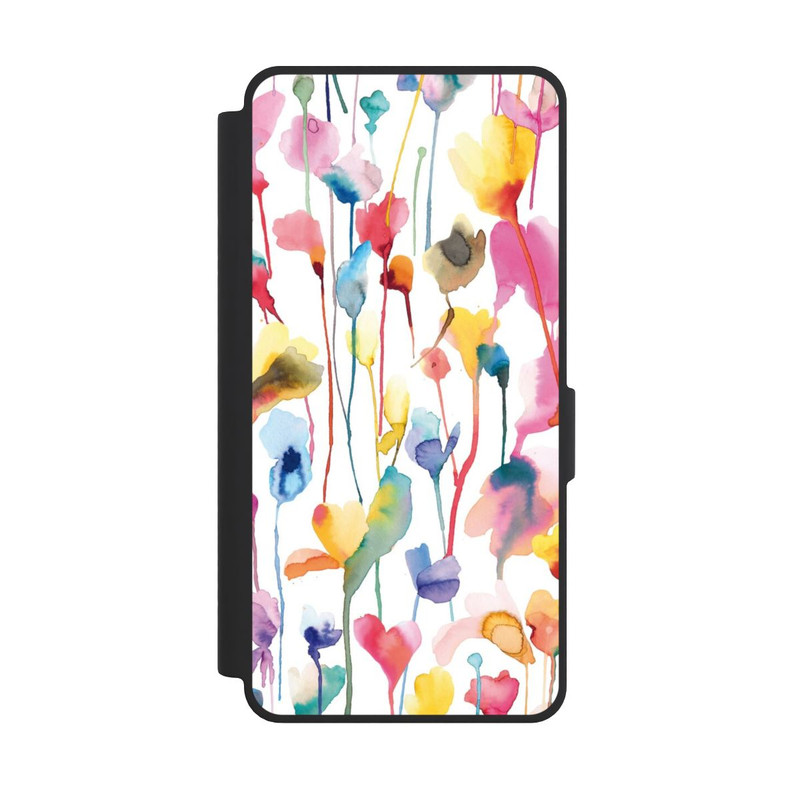 Galaxy S26 Ultra NIVOflip Aquarelle de Fleurs Colorées