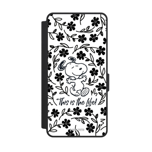 Samsung Galaxy S26 Ultra NIVOflip Snoopy schwarz und weiß This Is The Life