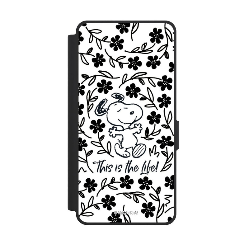 Galaxy S26 Ultra NIVOflip Snoopy This Is The Life Noir & Blanc