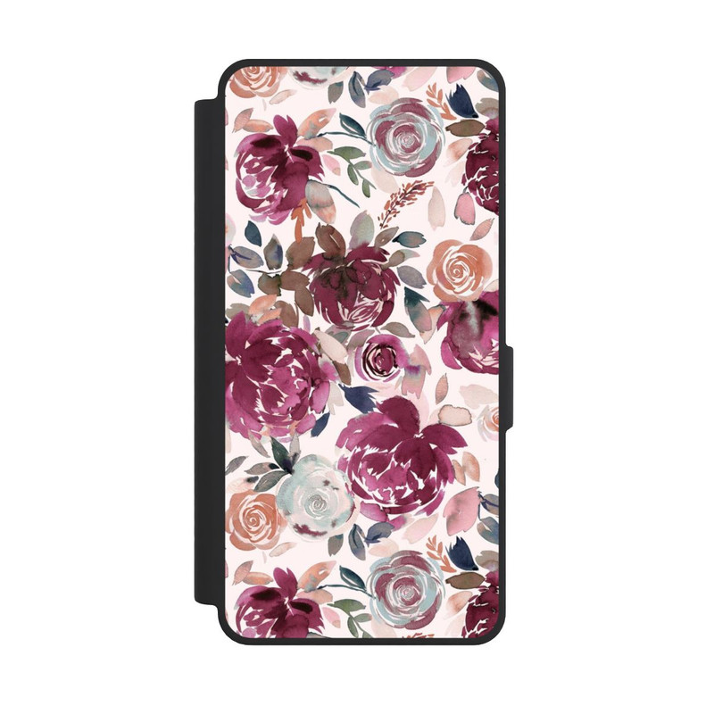 Galaxy S26 Ultra NIVOflip Pivoines et roses d'automne Rose