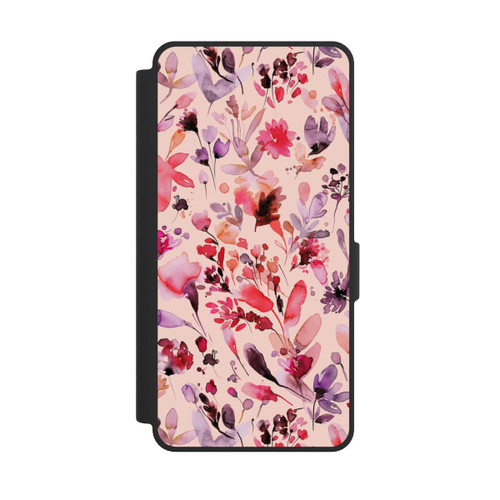 Samsung Galaxy S26 Ultra NIVOflip Künstlerische Blumen Viva Magenta
