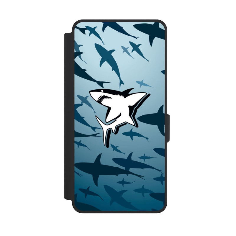 Galaxy S26 Ultra NIVOflip Haie Muster Blau