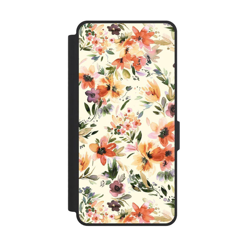 Galaxy S26 Ultra NIVOflip Summer Artistic Flowers Ivory