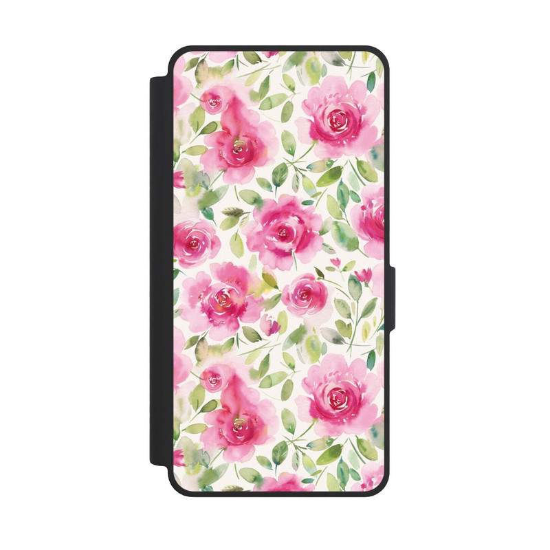 Galaxy S26 Ultra NIVOflip Aquarelle de roses fraîches