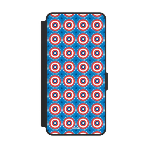 Samsung Galaxy S26 Ultra NIVOflip Captain American Shield Pattern