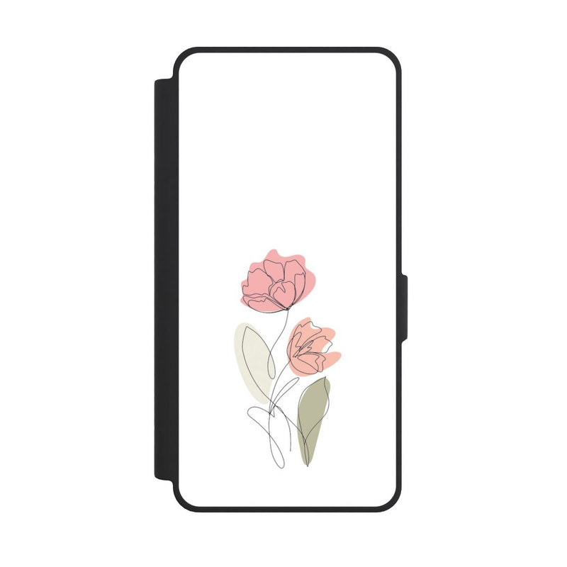 Galaxy S26 Ultra NIVOflip Dessin Au Trait Fleur Rouge