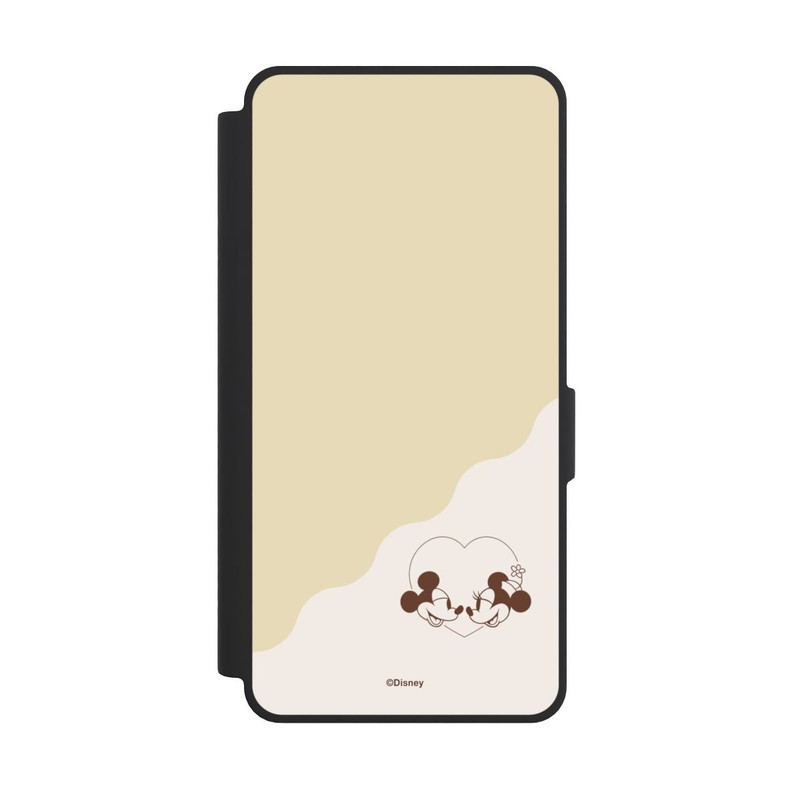 Galaxy S26 Ultra NIVOflip Mickey and Minnie Love Heart Beige