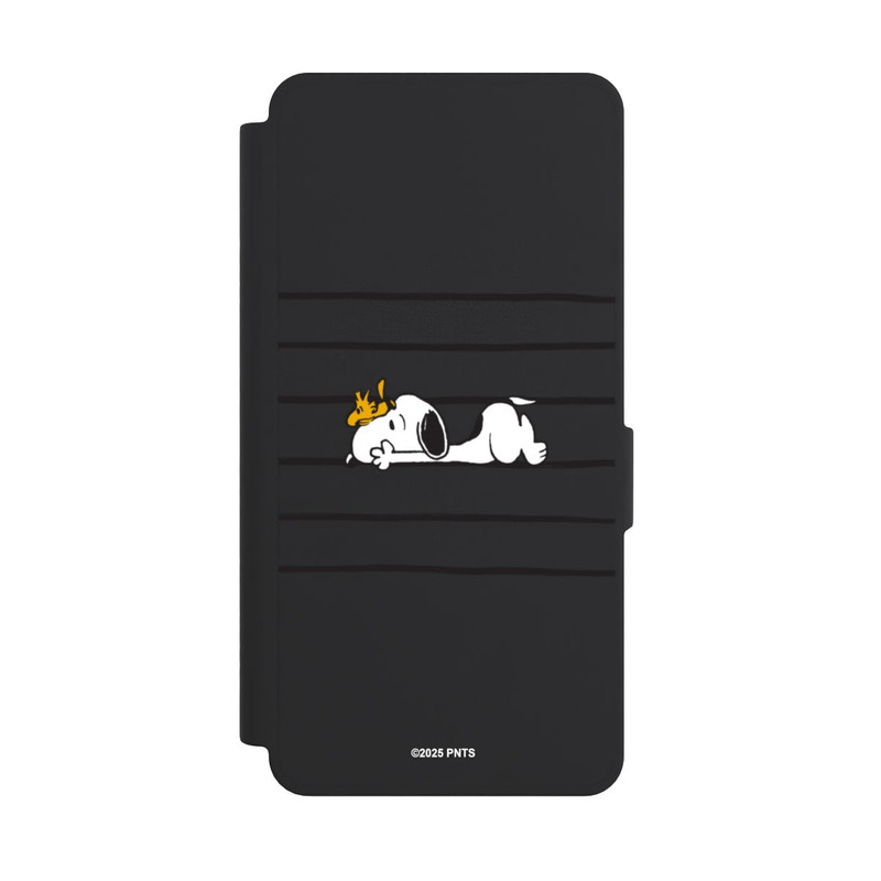 Galaxy S26 Ultra NIVOflip Snoopy Woodstock Stripes Peanuts Transparent
