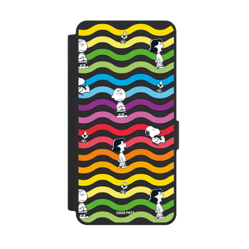 Samsung Galaxy S26 Ultra NIVOflip Snoopy Pattern Rainbow Transparent