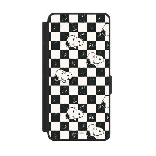 Samsung Galaxy S26 Ultra NIVOflip Snoopy Heads Checked Pattern