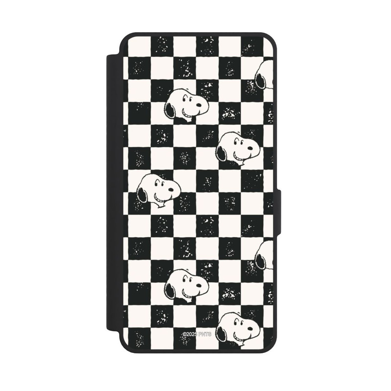 Galaxy S26 Ultra NIVOflip Snoopy Heads Checked Pattern