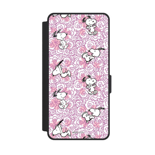 Samsung Galaxy S26 Ultra NIVOflip Peanuts Pink Roses Pattern