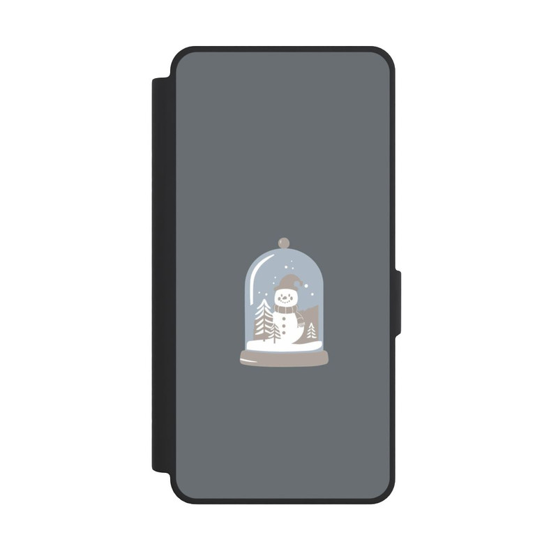 Galaxy S26 Ultra NIVOflip Minimalistische Schneekugel mit Schneemann