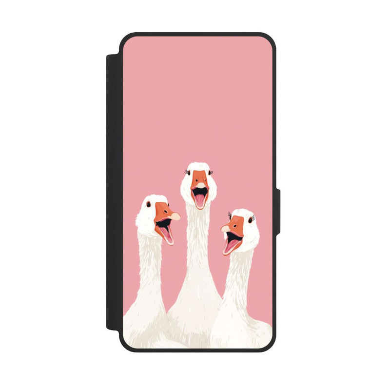 Galaxy S26 Ultra NIVOflip Three Geese Pink with AI