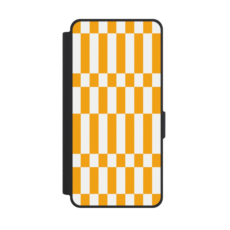 Galaxy S26 Ultra NIVOflip Checked Summer Pattern Bold Yellow