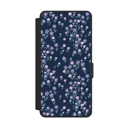 Samsung Galaxy S26 Ultra NIVOflip Dark Blue Floral Theme
