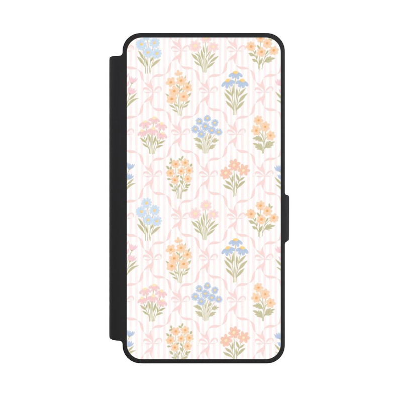 Galaxy S26 Ultra NIVOflip Vintage Frühlingsblumenstrauß im Cottagecore Stil