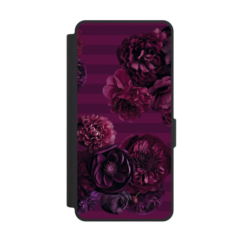 Galaxy S26 Ultra NIVOflip Majestic Baroque Blossom Dream Burgundy Pink with AI
