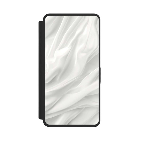 Samsung Galaxy S26 Ultra NIVOflip White Satin Smooth Texture Mit KI