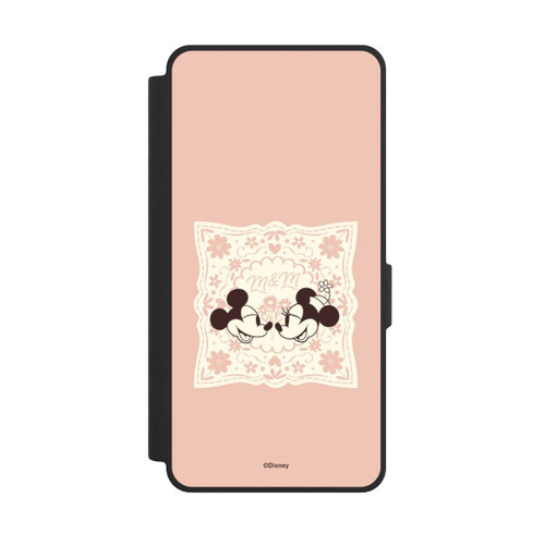 Samsung Galaxy S26 Ultra NIVOflip Minnie and Mickey Forever pink