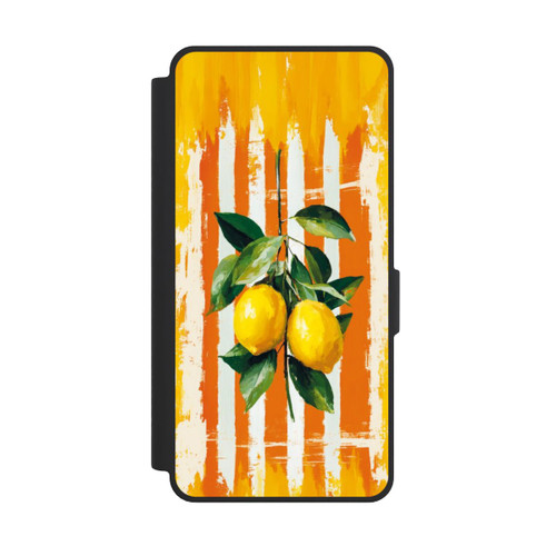 Samsung Galaxy S26 Ultra NIVOflip Summer Lemons on Stripes with AI