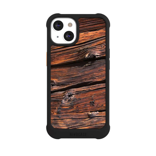 Apple iPhone 13 NIVOmax Verwitterte Holzplanken