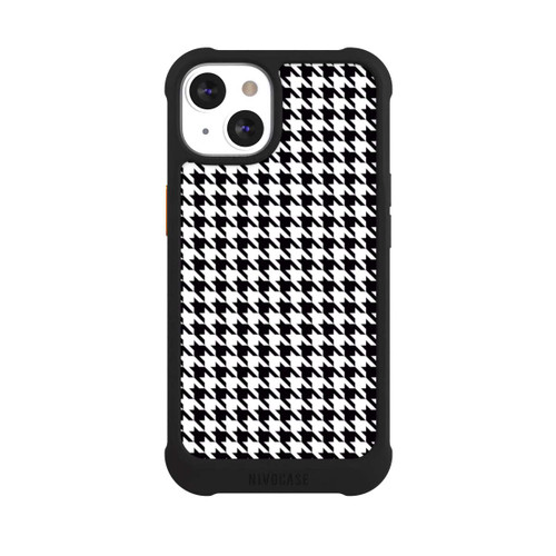 Apple iPhone 13 NIVOmax Houndstooth black-white