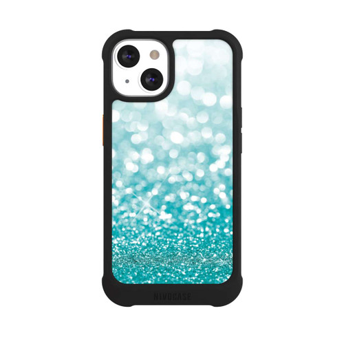Apple iPhone 13 NIVOmax Pluie de Paillettes Pétroles Look