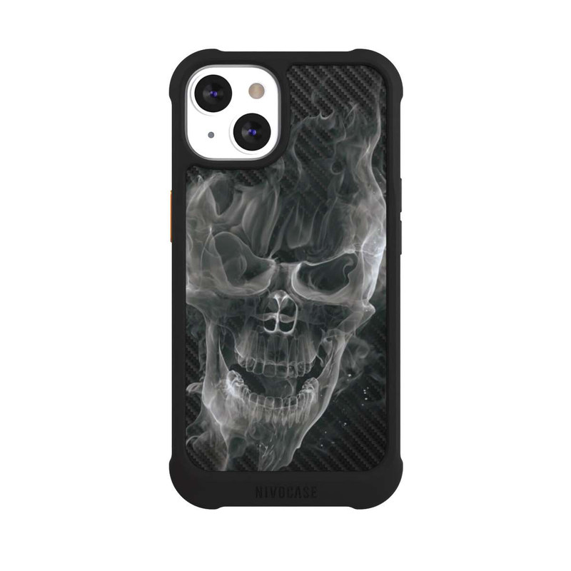 iPhone 13 NIVOmax Smoke Skull Carbon