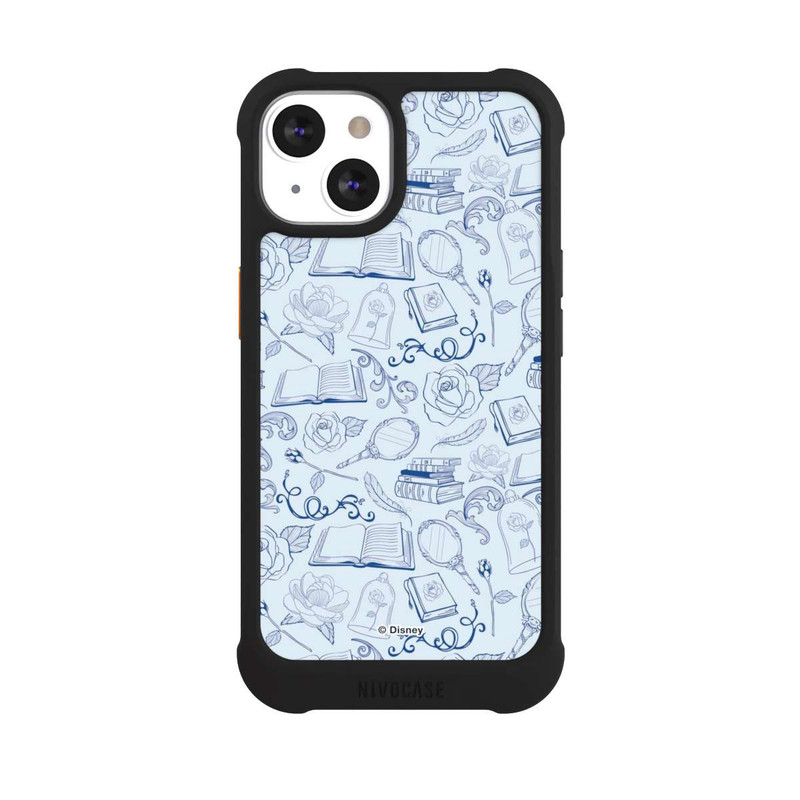 iPhone 13 NIVOmax Beauty and Beast Pattern Blue