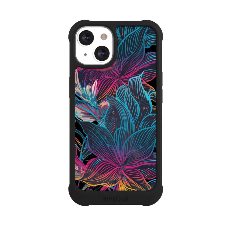 iPhone 13 NIVOmax Le pouvoir des fleurs néon