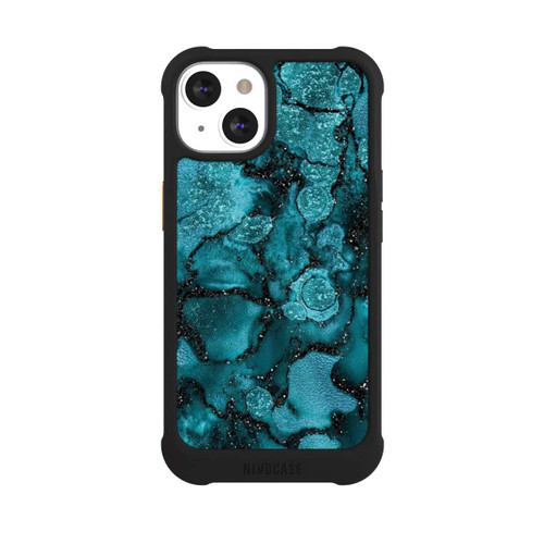 Apple iPhone 13 NIVOmax Paillettes Bleues