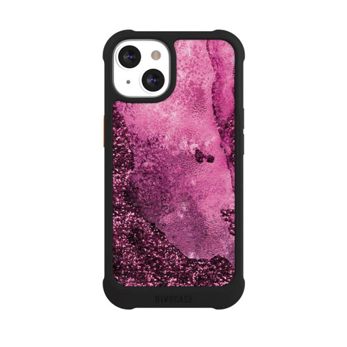 Apple iPhone 13 NIVOmax Marbre Rose Scintillant 2