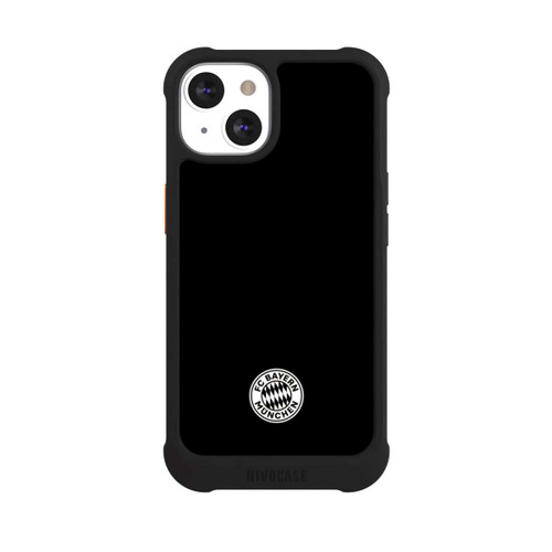 Apple iPhone 13 NIVOmax Classic FCB Logo - white on black